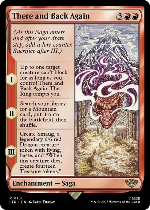 There and Back Again, carta Magic di tipo Enchantment — Saga illustrata da Jarel Threat
