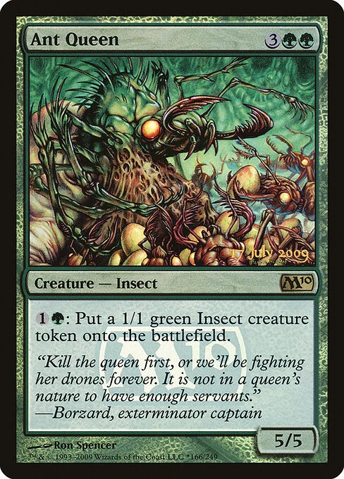 Ant Queen, carta Magic di tipo Creature — Insect illustrata da Ron Spencer