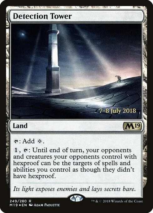 Detection Tower, carta Magic di tipo Land illustrata da Adam Paquette