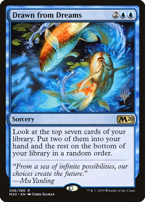 Drawn from Dreams, carta Magic di tipo Sorcery illustrata da Chris Seaman