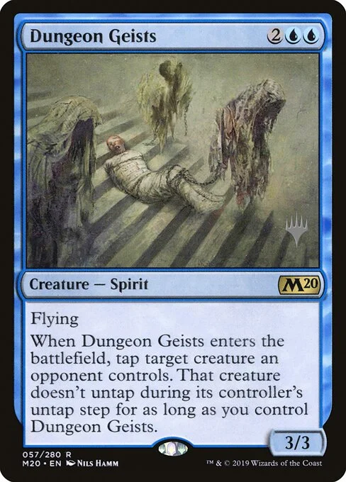 Dungeon Geists, carta Magic di tipo Creature — Spirit illustrata da Nils Hamm