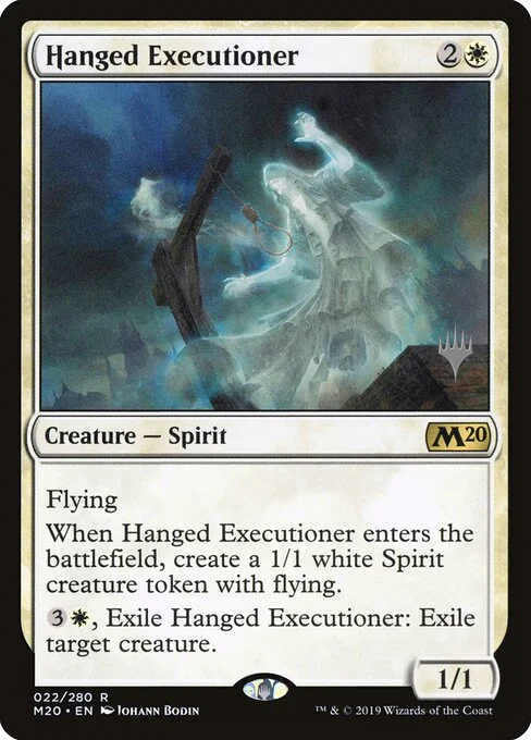 Hanged Executioner, carta Magic di tipo Creature — Spirit illustrata da Johann Bodin