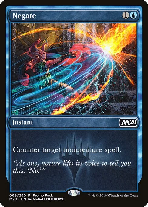 Negate, carta Magic di tipo Instant illustrata da Magali Villeneuve