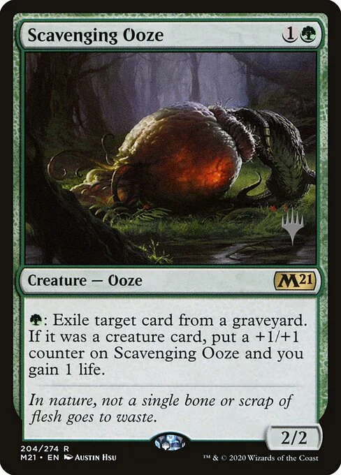 Scavenging Ooze, carta Magic di tipo Creature — Ooze illustrata da Austin Hsu