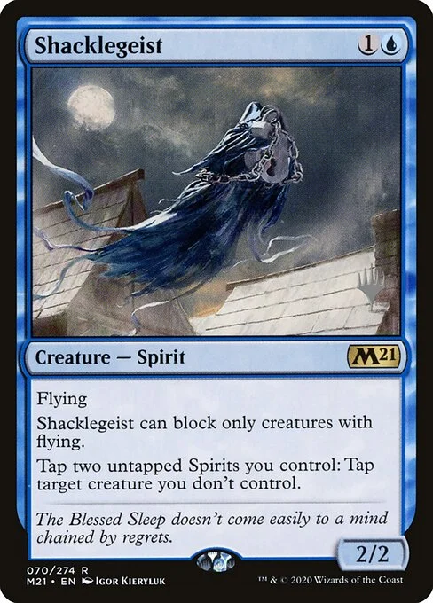 Shacklegeist, carta Magic di tipo Creature — Spirit illustrata da Igor Kieryluk
