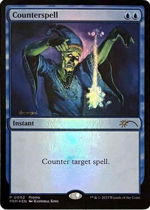 Counterspell, carta Magic di tipo Instant illustrata da Hannibal King