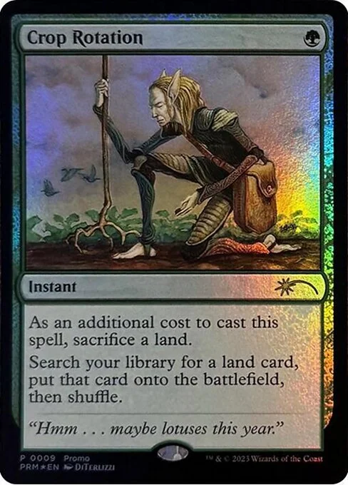 Crop Rotation, carta Magic di tipo Instant illustrata da DiTerlizzi