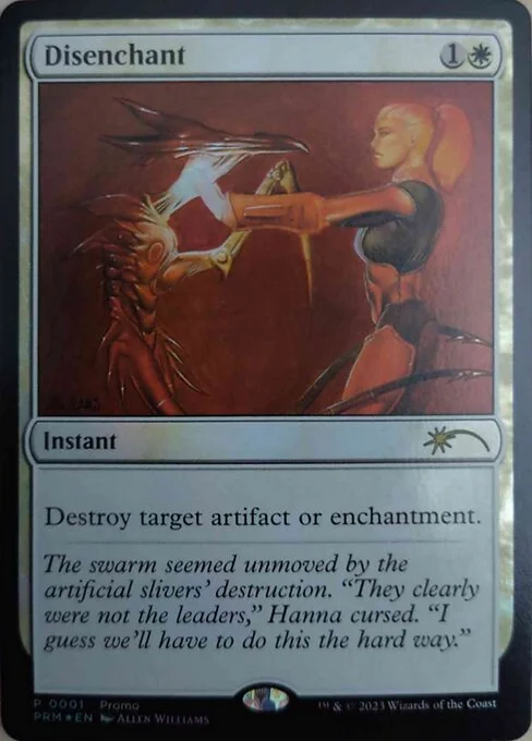 Disenchant, carta Magic di tipo Instant illustrata da Allen Williams