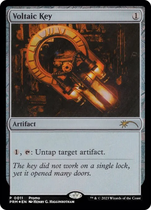Voltaic Key, carta Magic di tipo Artifact illustrata da Henry G. Higginbotham