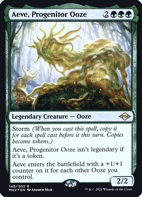 Aeve, Progenitor Ooze, carta Magic di tipo Legendary Creature — Ooze illustrata da Andrew Mar