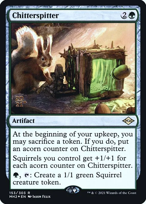 Chitterspitter, carta Magic di tipo Artifact illustrata da Jason Felix