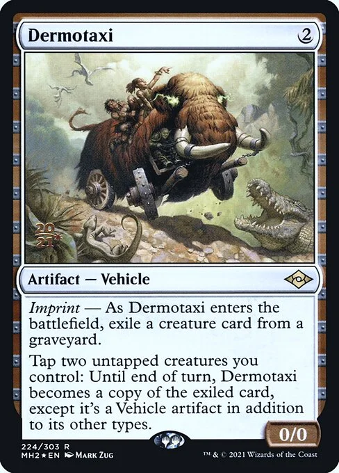Dermotaxi, carta Magic di tipo Artifact — Vehicle illustrata da Mark Zug