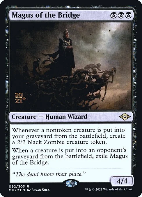 Magus of the Bridge, carta Magic di tipo Creature — Human Wizard illustrata da Bryan Sola
