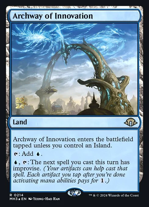 Archway of Innovation, carta Magic di tipo Land illustrata da Yeong-Hao Han