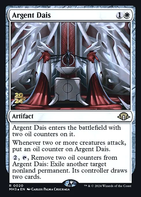 Argent Dais, carta Magic di tipo Artifact illustrata da Carlos Palma Cruchaga