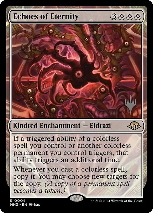 Echoes of Eternity, carta Magic di tipo Kindred Enchantment — Eldrazi illustrata da Isis