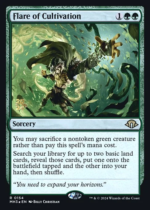 Flare of Cultivation, carta Magic di tipo Sorcery illustrata da Billy Christian