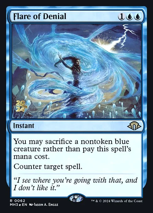 Flare of Denial, carta Magic di tipo Instant illustrata da Jason A. Engle