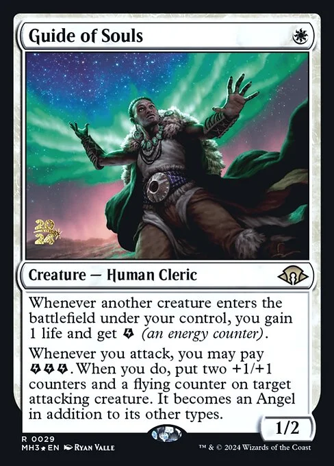 Guide of Souls, carta Magic di tipo Creature — Human Cleric illustrata da Ryan Valle