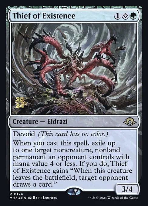 Thief of Existence, carta Magic di tipo Creature — Eldrazi illustrata da Raph Lomotan