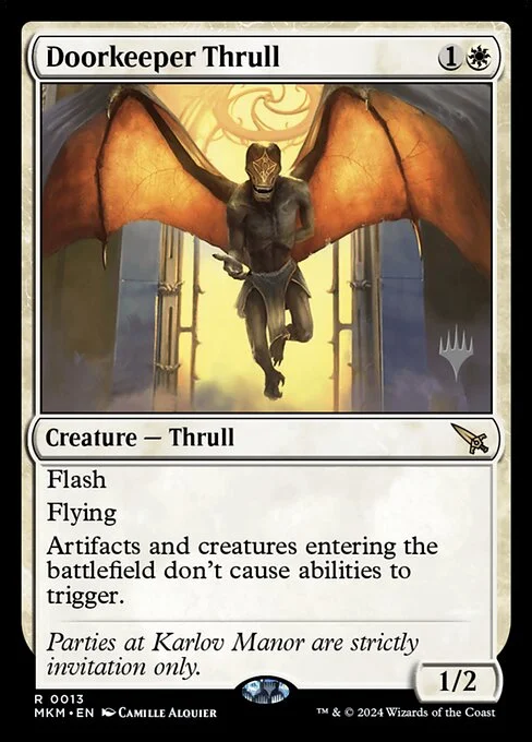 Doorkeeper Thrull, carta Magic di tipo Creature — Thrull illustrata da Camille Alquier