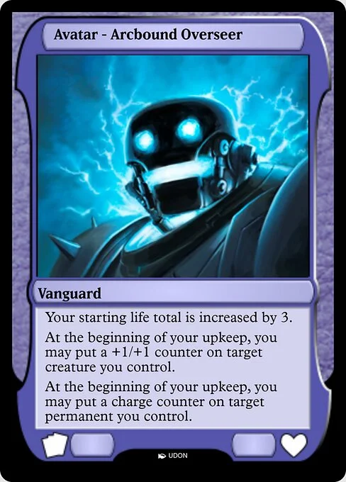 Arcbound Overseer Avatar, carta Magic di tipo Vanguard illustrata da UDON