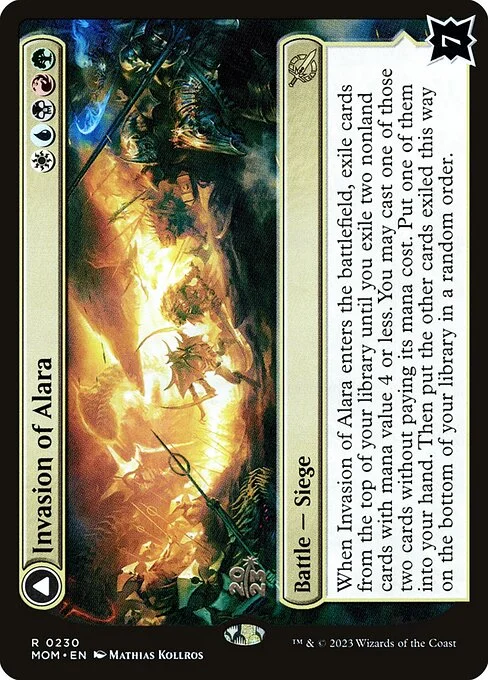 Invasion of Alara // Awaken the Maelstrom, carta Magic di tipo Battle — Siege // Sorcery illustrata da Mathias Kollros