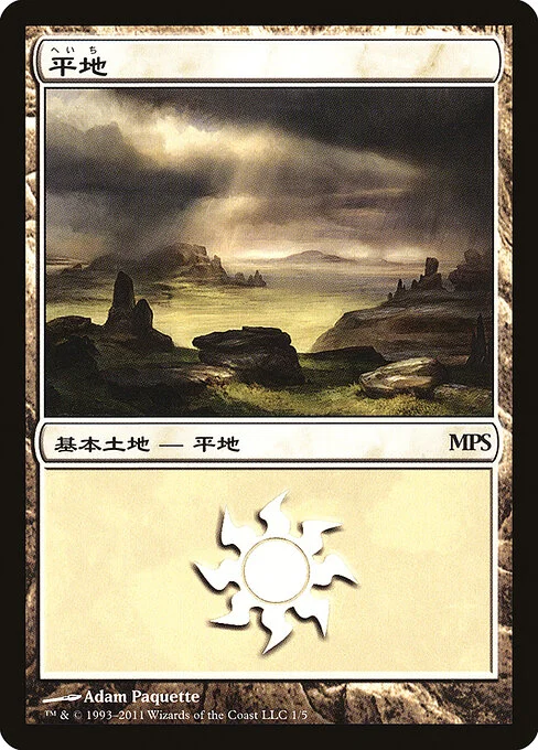 Plains, carta Magic di tipo Basic Land — Plains illustrata da Adam Paquette