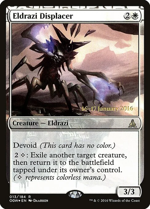 Eldrazi Displacer, carta Magic di tipo Creature — Eldrazi illustrata da Daarken