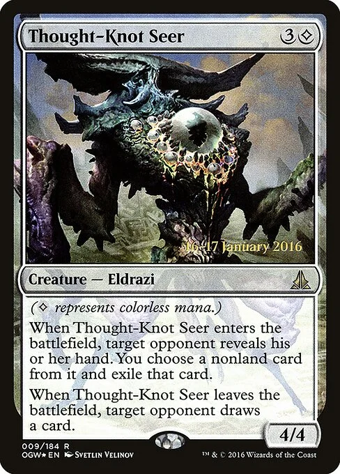 Thought-Knot Seer, carta Magic di tipo Creature — Eldrazi illustrata da Svetlin Velinov