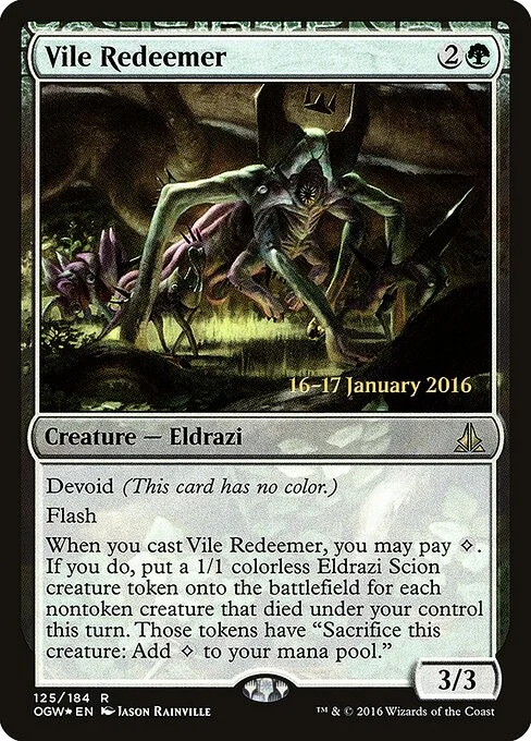 Vile Redeemer, carta Magic di tipo Creature — Eldrazi illustrata da Jason Rainville