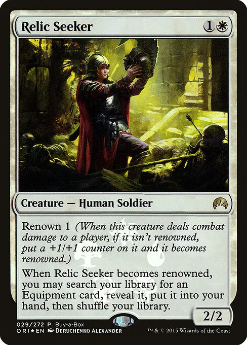 Relic Seeker, carta Magic di tipo Creature — Human Soldier illustrata da Deruchenko Alexander