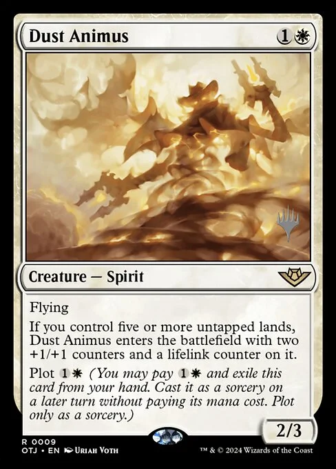 Dust Animus, carta Magic di tipo Creature — Spirit illustrata da Uriah Voth