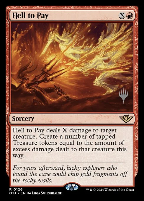 Hell to Pay, carta Magic di tipo Sorcery illustrata da Liiga Smilshkalne