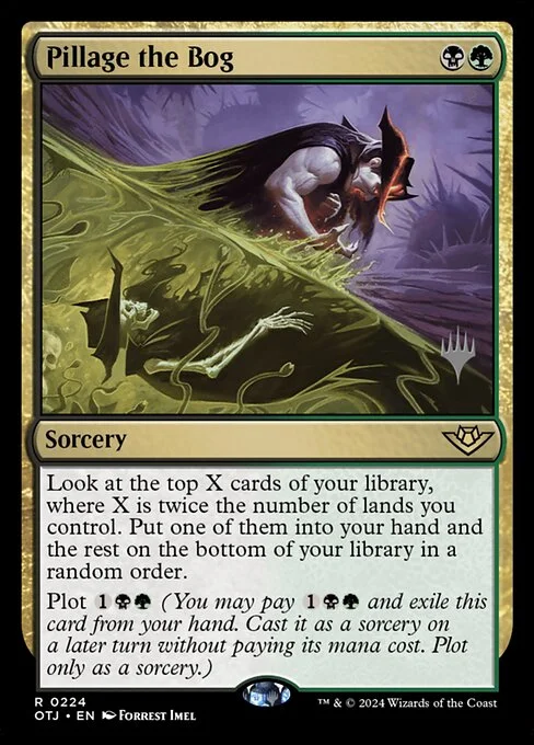 Pillage the Bog, carta Magic di tipo Sorcery illustrata da Forrest Imel