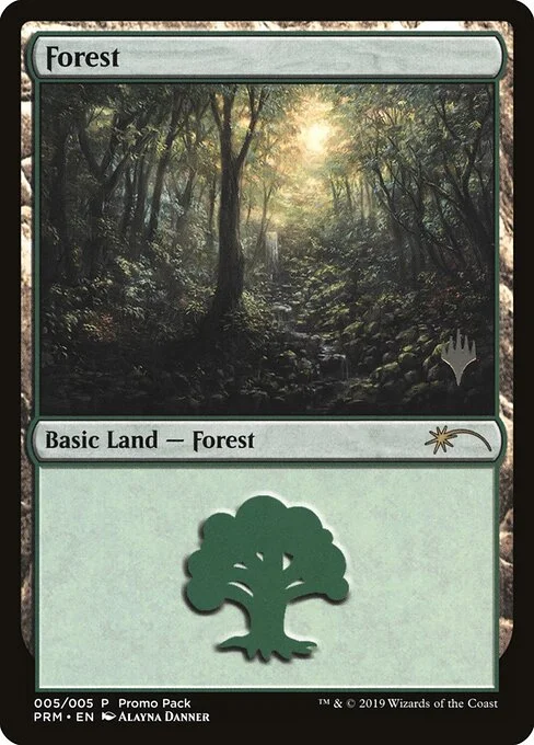 Forest, carta Magic di tipo Basic Land — Forest illustrata da Alayna Danner