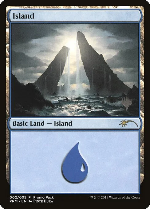 Island, carta Magic di tipo Basic Land — Island illustrata da Piotr Dura