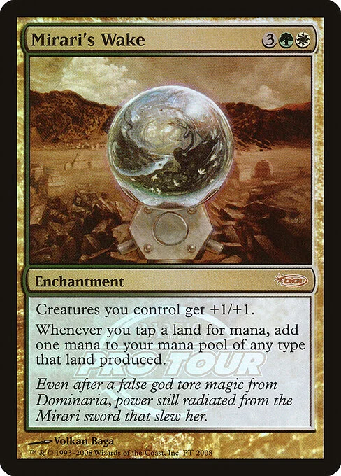 Mirari's Wake, carta Magic di tipo Enchantment illustrata da Volkan Baǵa