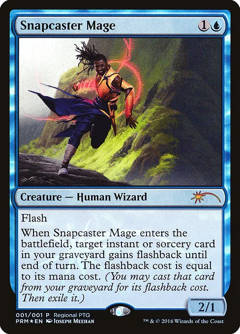 Snapcaster Mage, carta Magic di tipo Creature — Human Wizard illustrata da Joseph Meehan