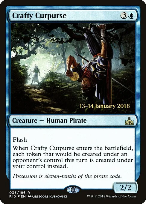 Crafty Cutpurse, carta Magic di tipo Creature — Human Pirate illustrata da Grzegorz Rutkowski
