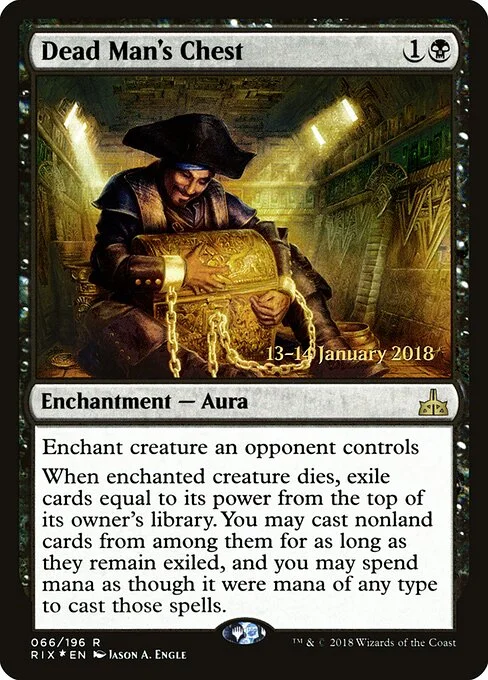 Dead Man's Chest, carta Magic di tipo Enchantment — Aura illustrata da Jason A. Engle