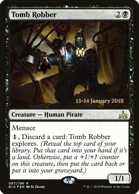 Tomb Robber, carta Magic di tipo Creature — Human Pirate illustrata da Xi Zhang