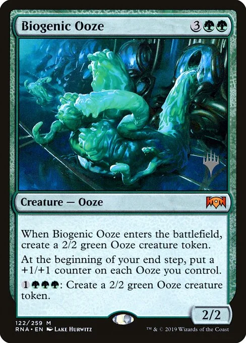 Biogenic Ooze, carta Magic di tipo Creature — Ooze illustrata da Lake Hurwitz