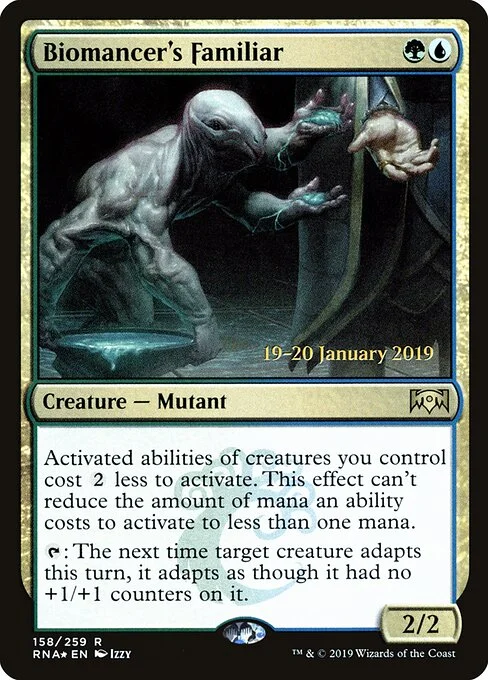 Biomancer's Familiar, carta Magic di tipo Creature — Mutant illustrata da Izzy