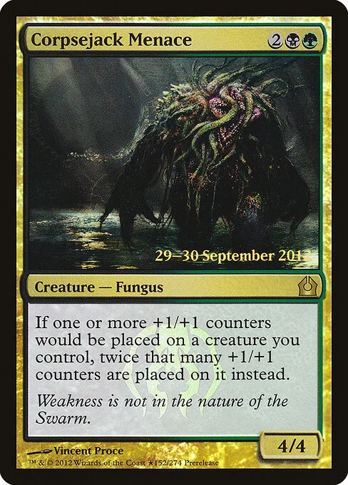 Corpsejack Menace, carta Magic di tipo Creature — Fungus illustrata da Vincent Proce