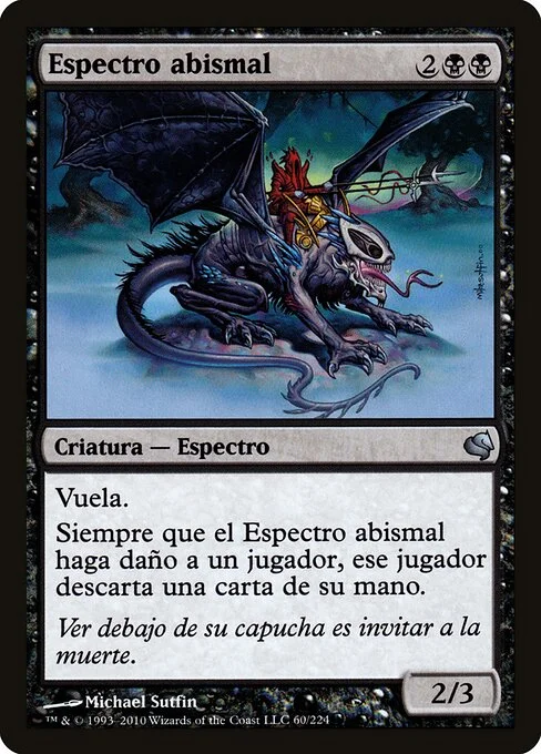 Abyssal Specter, carta Magic di tipo Creature — Specter illustrata da Michael Sutfin