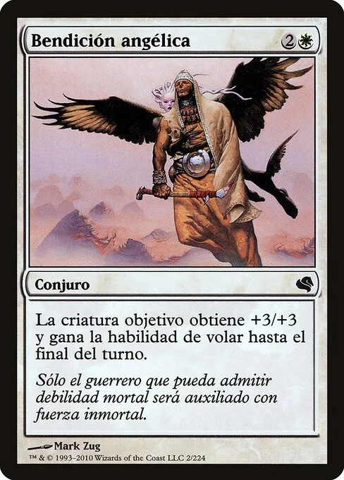 Angelic Blessing, carta Magic di tipo Sorcery illustrata da Mark Zug
