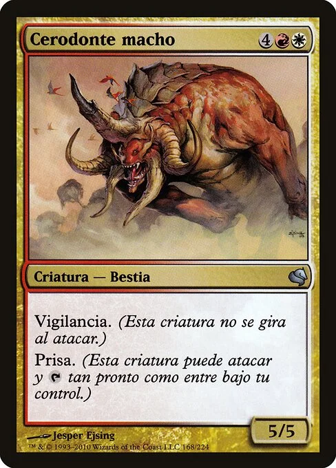 Bull Cerodon, carta Magic di tipo Creature — Beast illustrata da Jesper Ejsing