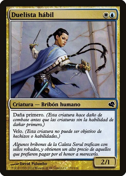 Deft Duelist, carta Magic di tipo Creature — Human Rogue illustrata da David Palumbo