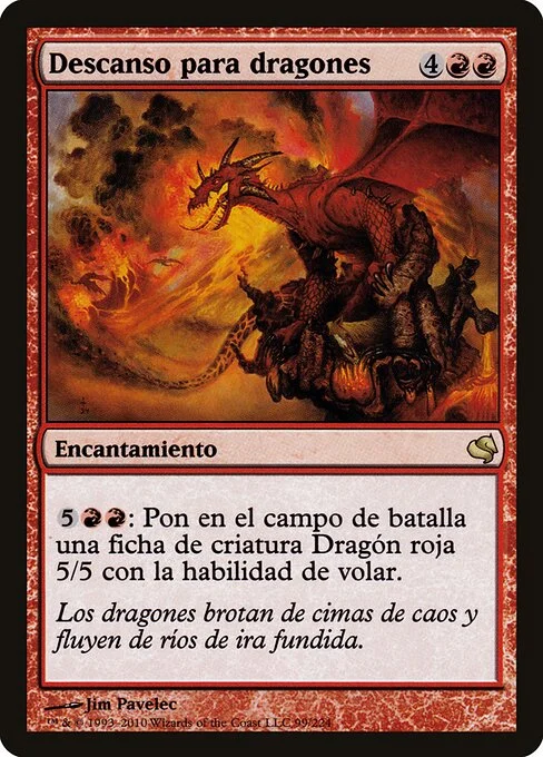Dragon Roost, carta Magic di tipo Enchantment illustrata da Jim Pavelec
